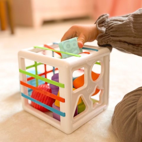 WOOPIE BABY Elastyczna Kostka Sensoryczna Sorter dla Dzieci Kolorowe Kształty 11 el. WOOPIE BABY Elastyczna Kostka Sensoryczna Sorter dla Dzieci Kolorowe Kształty 11 el.