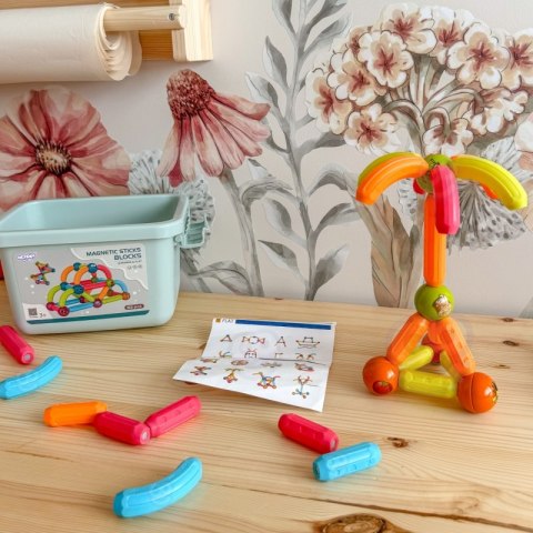 WOOPIE Magnetyczne Klocki Konstrukcyjne Edukacyjne 52 el. WOOPIE Magnetyczne Klocki Konstrukcyjne Edukacyjne 52 el.