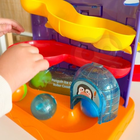 WOOPIE BABY Tor Kulkowy Kulodrom 3w1 Wbijak z Młoteczkiem Zjeżdżalnia dla Samochodzików WOOPIE BABY Tor Kulkowy Kulodrom 3w1 Wbijak z Młoteczkiem Zjeżdżalnia dla Samochodzików