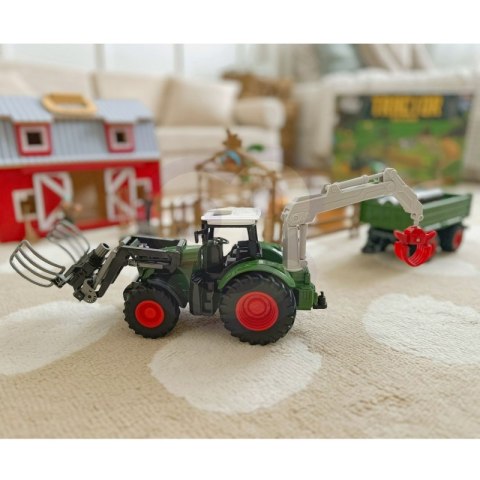 WOOPIE Zestaw Maszyn Rolniczych Traktor Ciągnik Zagroda Mini Farma Osada Rolnicy Skala: 1:24 WOOPIE Zestaw Maszyn Rolniczych Traktor Ciągnik Zagroda Mini Farma Osada Rolnicy Skala: 1:24