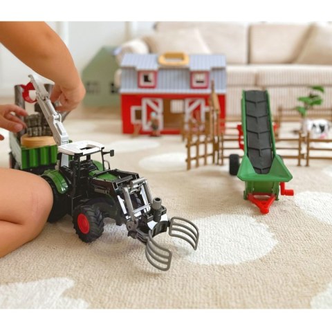 WOOPIE Zestaw Maszyn Rolniczych Traktor Ciągnik Zagroda Mini Farma Osada Rolnicy Skala: 1:24 WOOPIE Zestaw Maszyn Rolniczych Traktor Ciągnik Zagroda Mini Farma Osada Rolnicy Skala: 1:24