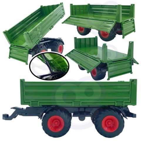 WOOPIE Zestaw Maszyn Rolniczych Traktor Ciągnik Zagroda Mini Farma Osada Rolnicy Skala: 1:24 WOOPIE Zestaw Maszyn Rolniczych Traktor Ciągnik Zagroda Mini Farma Osada Rolnicy Skala: 1:24