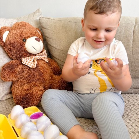 WOOPIE Układanka Jajka Montessori - Dopasuj Kształty i Kolory WOOPIE Układanka Jajka Montessori - Dopasuj Kształty i Kolory