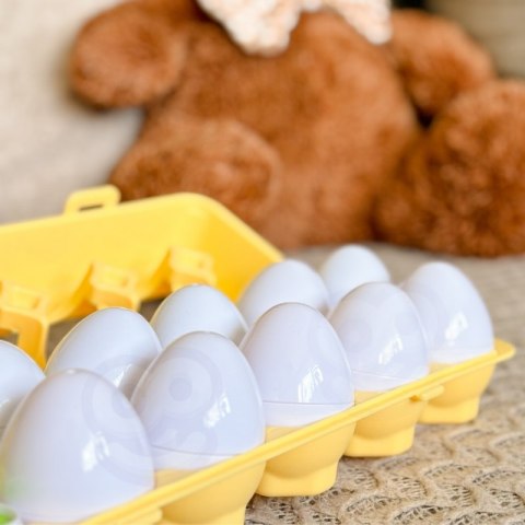 WOOPIE Układanka Jajka Montessori - Dopasuj Kształty i Kolory WOOPIE Układanka Jajka Montessori - Dopasuj Kształty i Kolory