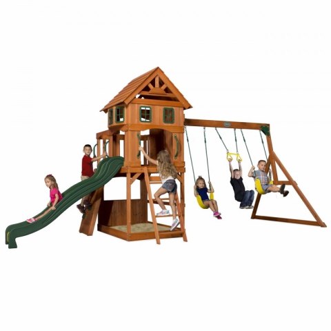 BACKYARD DISCOVERY Ogromny Drewniany Plac Zabaw Atlantic BACKYARD DISCOVERY Ogromny Drewniany Plac Zabaw Atlantic