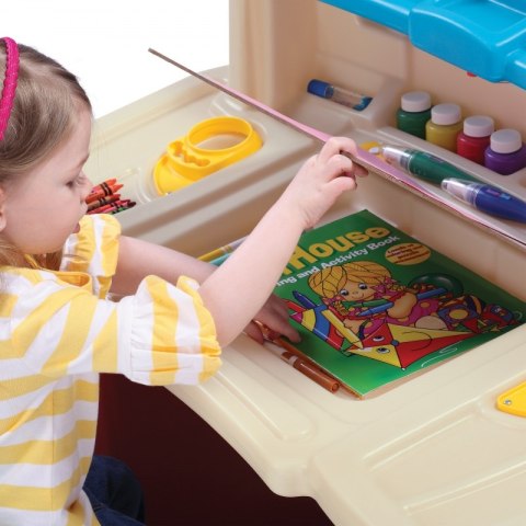 STEP2 Biurko z Krzesełkiem Kącik plastyczny edukacyjny Delux STEP2 Biurko z Krzesełkiem Kącik plastyczny edukacyjny Delux