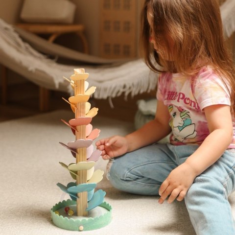 WOOPIE GREEN Drewniany Kulodrom Muzyczne Drzewko Tęczowe Montessori FSC WOOPIE GREEN Drewniany Kulodrom Muzyczne Drzewko Tęczowe Montessori FSC