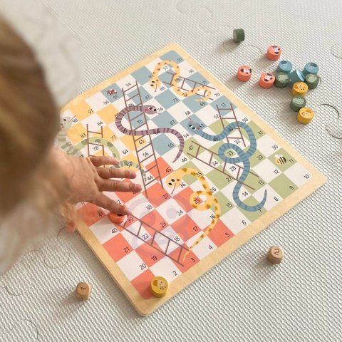 WOOPIE GREEN Gry Planszowe Logiczne 2w1 Ludo Chińczyk + Węże i Drabiny WOOPIE GREEN Gry Planszowe Logiczne 2w1 Ludo Chińczyk + Węże i Drabiny