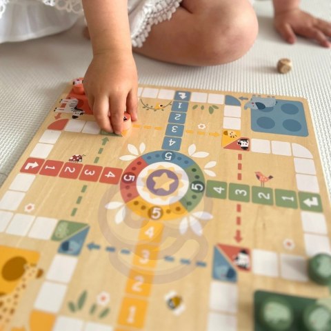 WOOPIE GREEN Gry Planszowe Logiczne 2w1 Ludo Chińczyk + Węże i Drabiny WOOPIE GREEN Gry Planszowe Logiczne 2w1 Ludo Chińczyk + Węże i Drabiny