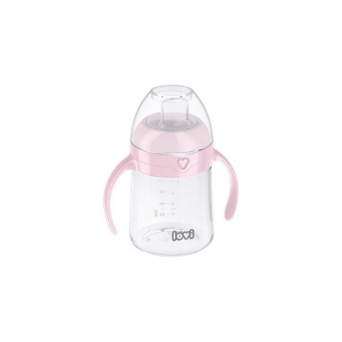 Kubek z ustnikiem 150ml pink LOVI Kubek z ustnikiem 150ml pink LOVI