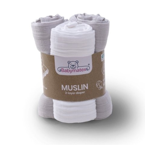 Pielucha muslin 3 pak 70x80 MATEX Pielucha muslin 3 pak 70x80 MATEX