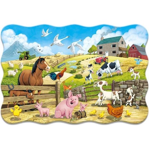 Puzzle 20el.maxi animals farm CASTOR Puzzle 20el.maxi animals farm CASTOR