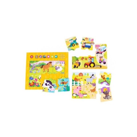 Puzzle dźwięki wokół wieś DUMEL Puzzle dźwięki wokół wieś DUMEL