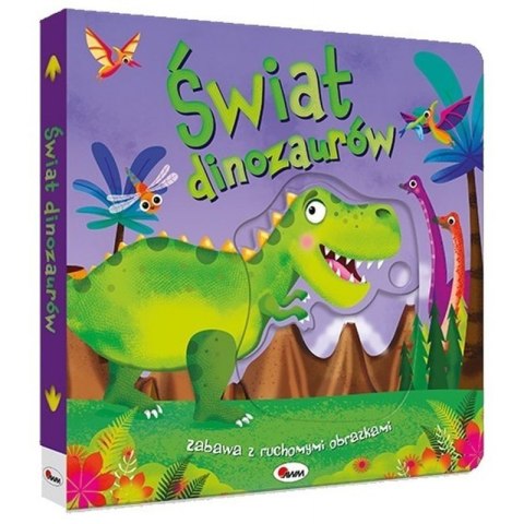 Ruchome obrazki świat dinozaurów AWM WYDAWNICTWO Ruchome obrazki świat dinozaurów AWM WYDAWNICTWO