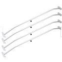4 wsporniki do plandeki aluminiowe 140-210 cm płaskie regulowane przyczepa