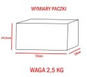 Amerykańska skrzynka pocztowa grafitowa klasyczny design duża pojemność
