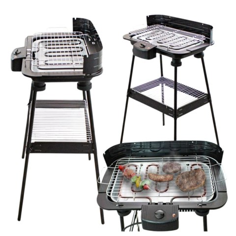 Grill elektryczny bezdymny 2000 w do domu i na balkon duża powierzchnia Grill elektryczny bezdymny 2000 w do domu i na balkon duża powierzchnia
