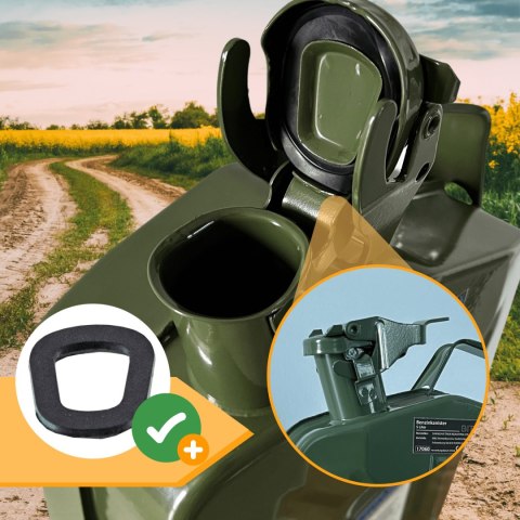 Kanister metalowy 20l bituxx na paliwo płyny kompatybilny atestowany CE Kanister metalowy 20l bituxx na paliwo płyny kompatybilny atestowany CE