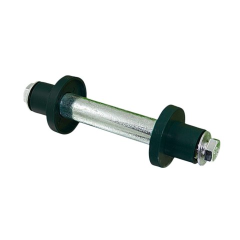 Koło do taczki 400mm poliuretanowe nieprzebijalne oś 20mm żółta felga 250kg Koło do taczki 400mm poliuretanowe nieprzebijalne oś 20mm żółta felga 250kg