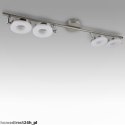 Lampa Sufitowa LED 4x LED RING 20W Stal Nierdzewna Klasa A+ Nowoczesna