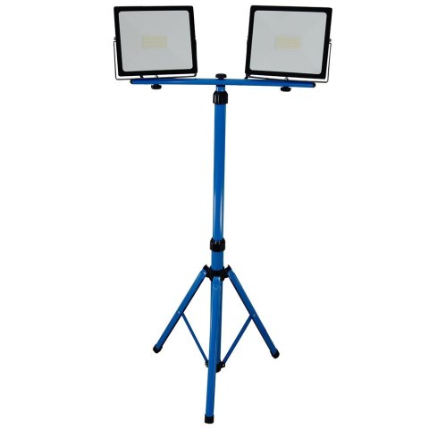 Lampa robocza led 2x50w ip65 statyw 90-172cm zimne światło kabel 3m Lampa robocza led 2x50w ip65 statyw 90-172cm zimne światło kabel 3m
