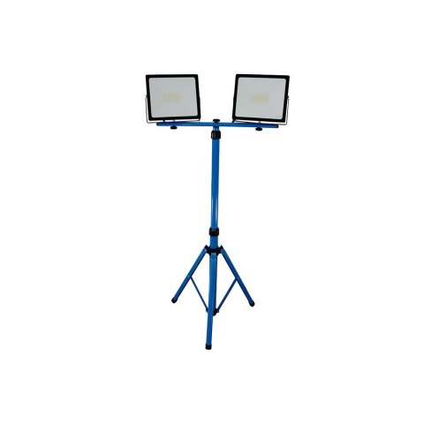 Lampa robocza led 2x50w ip65 statyw 90-172cm zimne światło kabel 3m Lampa robocza led 2x50w ip65 statyw 90-172cm zimne światło kabel 3m