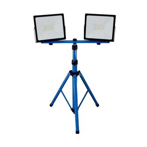 Lampa robocza led 2x50w ip65 statyw 90-172cm zimne światło kabel 3m Lampa robocza led 2x50w ip65 statyw 90-172cm zimne światło kabel 3m
