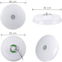 Lampa sufitowa z głośnikiem bluetooth SMART APP