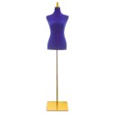 Manekin krawiecki damski bituxx granatowy welurowy regulowany butik