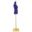 Manekin krawiecki damski bituxx granatowy welurowy regulowany butik
