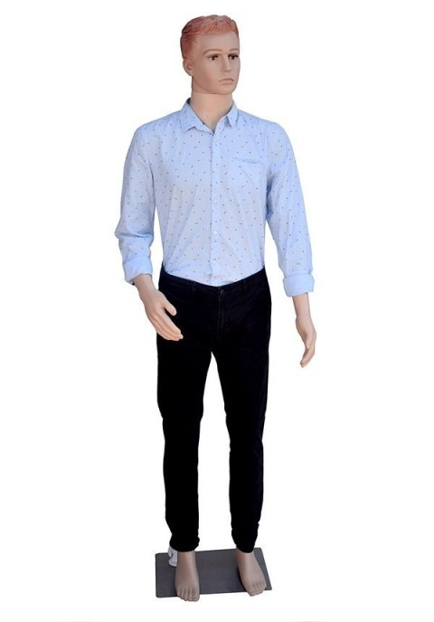 Manekin wystawowy męski pełnopostaciowy 190 cm z głową stabilny Manekin wystawowy męski pełnopostaciowy 190 cm z głową stabilny