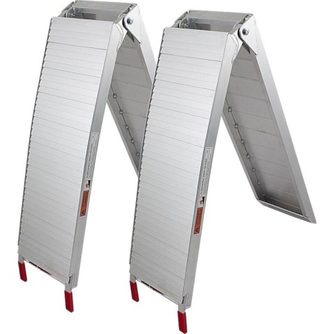 Najazdy rampy aluminiowe składane 680kg 2 sztuki motocykle quady maszyny Najazdy rampy aluminiowe składane 680kg 2 sztuki motocykle quady maszyny