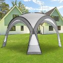 Namiot domek różowy 3.5x3.5m UV moskitiera ściany wodoszczelny