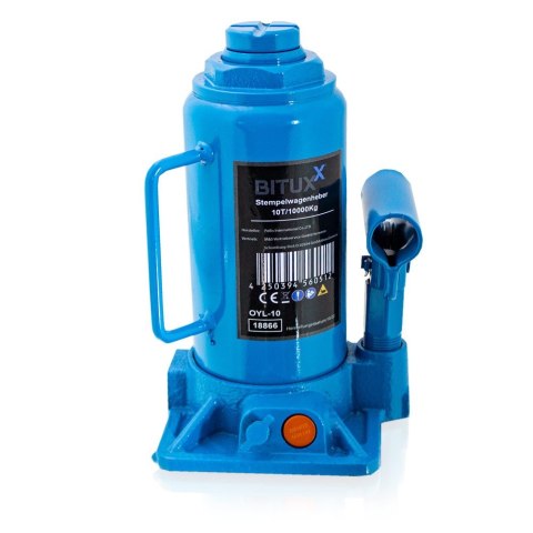 Podnośnik hydrauliczny 10t tłokowy butelkowy 205 335 mm stalowy kompaktowy Podnośnik hydrauliczny 10t tłokowy butelkowy 205 335 mm stalowy kompaktowy