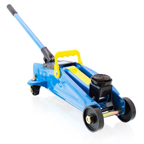Podnośnik hydrauliczny 2t 125 330 mm stalowy z kołami niski warsztatowy Podnośnik hydrauliczny 2t 125 330 mm stalowy z kołami niski warsztatowy