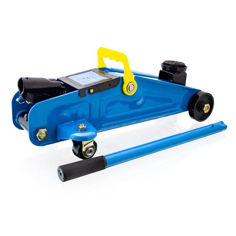 Podnośnik hydrauliczny 2t 125 330 mm stalowy z kołami niski warsztatowy Podnośnik hydrauliczny 2t 125 330 mm stalowy z kołami niski warsztatowy