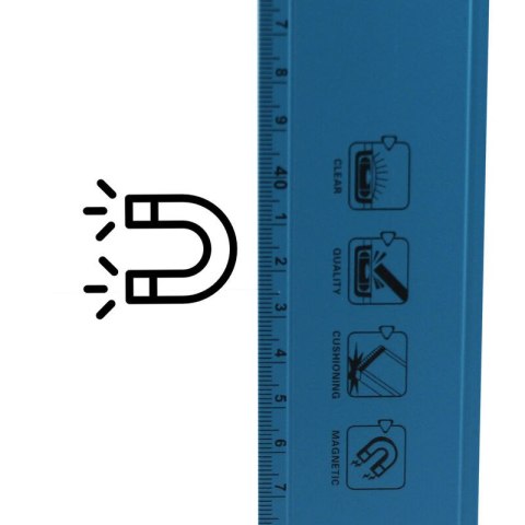 Poziomica magnetyczna aluminiowa wzmocniona 30cm Poziomica magnetyczna aluminiowa wzmocniona 30cm