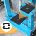 Prasa hydrauliczna 6t z wymiennymi szczękami do garażu i warsztatu