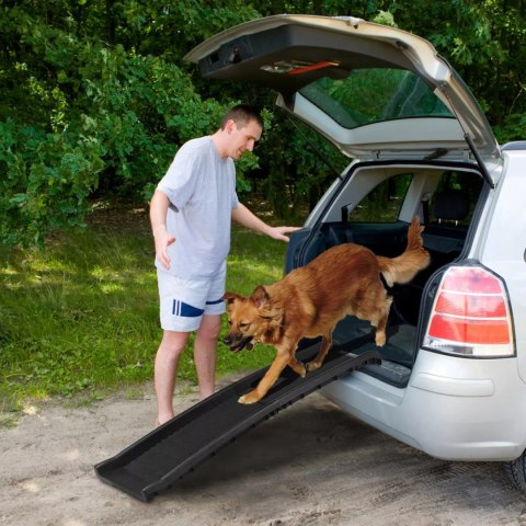 Rampa Kładka Dla Psów do samochodu Składana Przenośna 90kg Ergonomiczna Rampa Kładka Dla Psów do samochodu Składana Przenośna 90kg Ergonomiczna