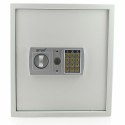Sejf Kremowy 36x40 cm Zamek Elektroniczny i Klucz Podwójne Drzwi Bituxx
