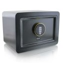 Sejf elektroniczny mini szary bituxx z kluczem do szafy ścienny kompaktowy