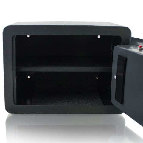 Sejf elektroniczny mini szary bituxx z kluczem do szafy ścienny kompaktowy Sejf elektroniczny mini szary bituxx z kluczem do szafy ścienny kompaktowy