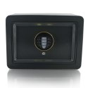 Sejf elektroniczny mini szary bituxx z kluczem do szafy ścienny kompaktowy