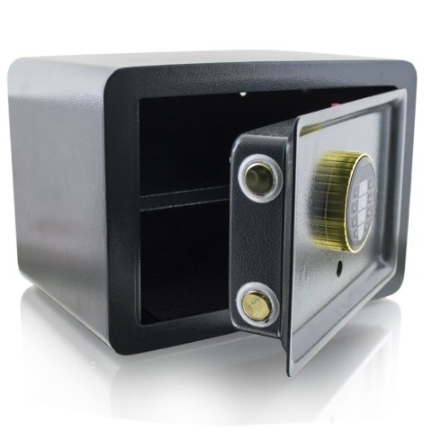 Sejf elektroniczny mini szary bituxx z kluczem do szafy ścienny kompaktowy Sejf elektroniczny mini szary bituxx z kluczem do szafy ścienny kompaktowy