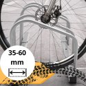 Stojak rowerowy na 5 rowerów uniwersalny opony 35-60mm ścienny podłogowy