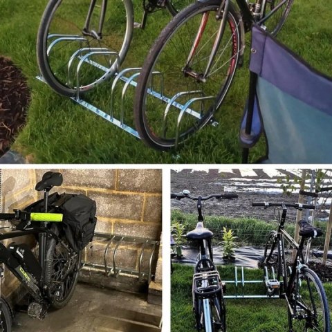Stojak rowerowy na 5 rowerów uniwersalny opony 35-60mm ścienny podłogowy Stojak rowerowy na 5 rowerów uniwersalny opony 35-60mm ścienny podłogowy