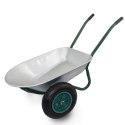 Taczka 100l stal ocynkowana koło pneumatyczne 40cm udźwig 150kg lekka 12kg