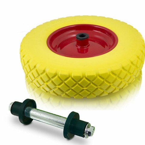Taczka budowlana 100l 250kg stal ocynkowana koło pu pełne wytrzymała Taczka budowlana 100l 250kg stal ocynkowana koło pu pełne wytrzymała