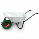 Taczka budowlana 100l 250kg z kołem pu 40cm stalowa misa lekka