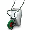 Taczka budowlana 100l 250kg z kołem pu 40cm stalowa misa lekka